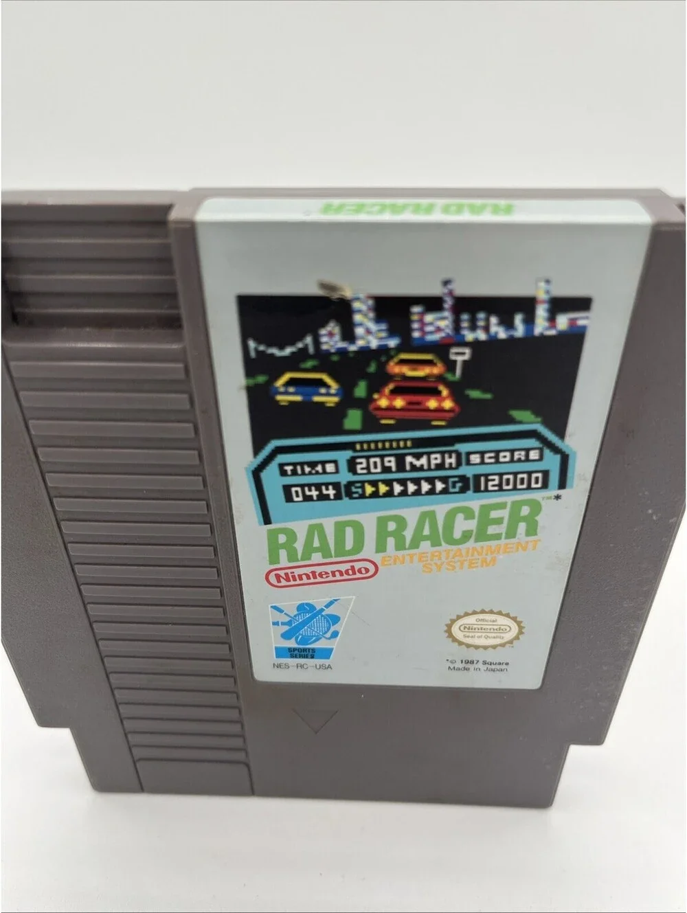 Nintendo Entertainment System: Rad Racer Cart Only